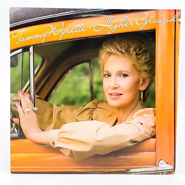TAMMY WYNETTE HIGHER GROUND VINYL LP RECORD