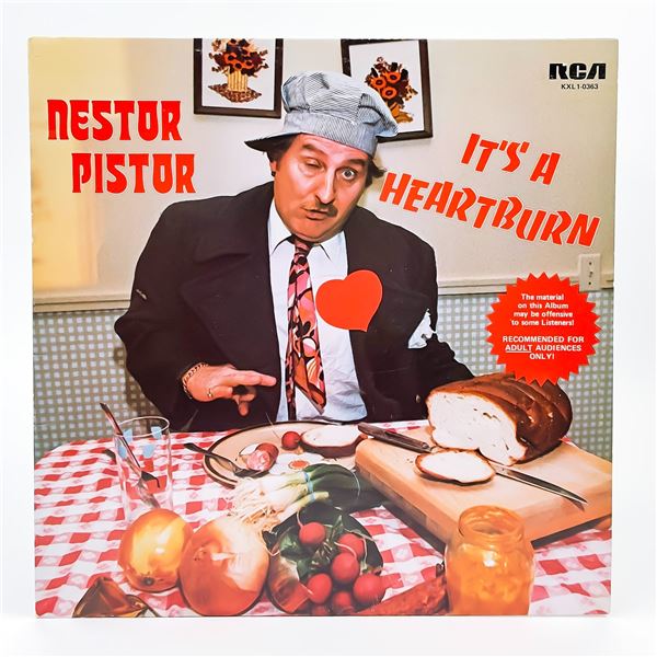 NESTOR PISTOR IT'S A HEARTBURN VINYL LP RECORD