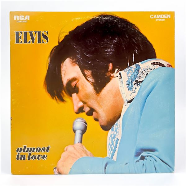 ELVIS PRESLEY ALMOST IN LOVE VINYL LP RECORD