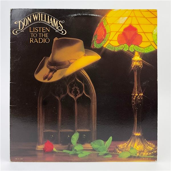DON WILLIAMS LISTEN TO THE RADIO VINYL LP RECORD