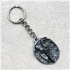 Image 1 : VINTAGE PEWTER CANADA MOOSE RELIEF KEYCHAIN