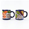 Image 2 : 2 MEXICAN TALAVERA POTTERY CERAMIC COFFEE MUGS