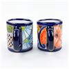 Image 3 : 2 MEXICAN TALAVERA POTTERY CERAMIC COFFEE MUGS