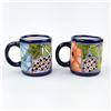 Image 4 : 2 MEXICAN TALAVERA POTTERY CERAMIC COFFEE MUGS