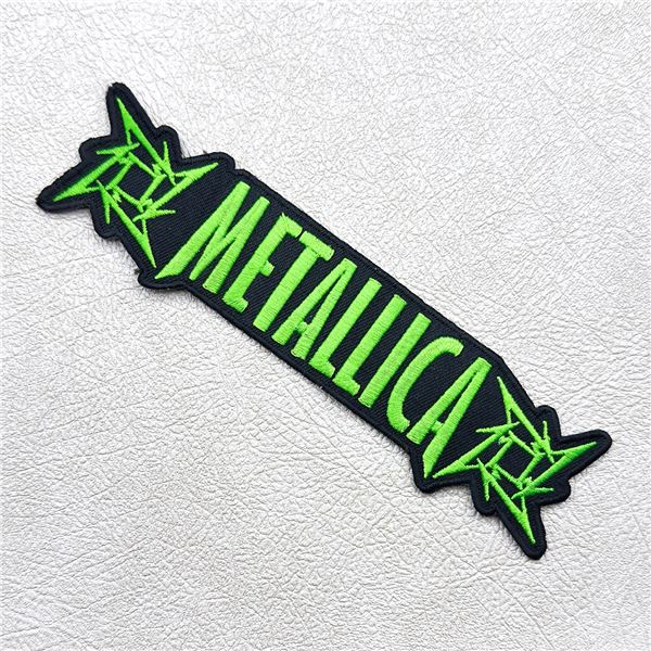 METALLICA LIME GREEN LOGO LICENSED BAND PATCH