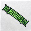 Image 1 : METALLICA LIME GREEN LOGO LICENSED BAND PATCH