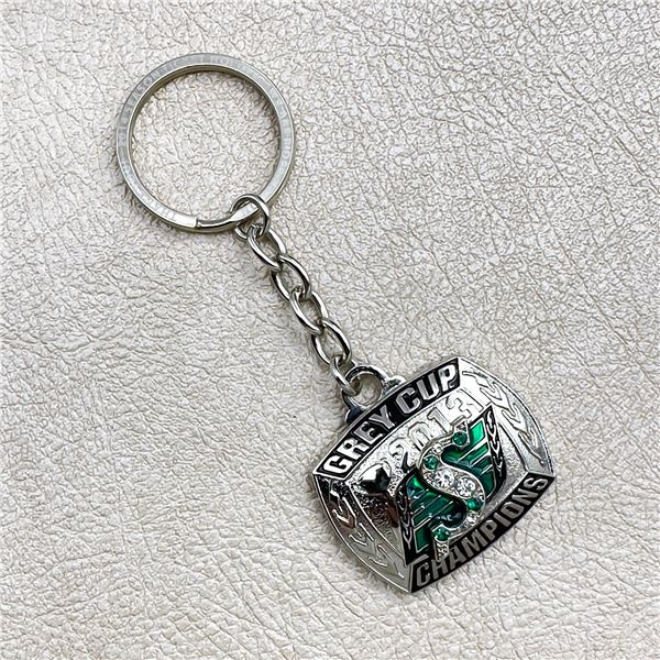 2013 GREY CUP CHAMPIONS ROUGHRIDERS KEYCHAIN