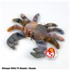 Image 1 : VINTAGE TY BEANIE BABY CLAUDE THE CRAB PLUSH TOY