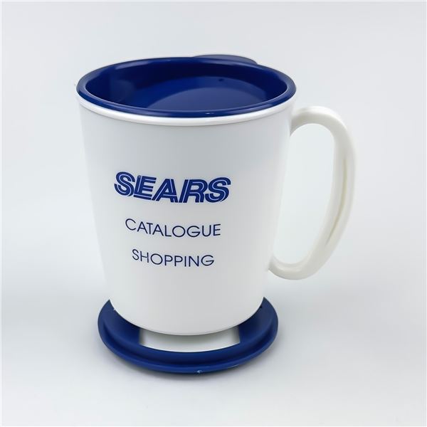 SEARS CATALOGUE SHOPPING VINTAGE PLASTIC MUG