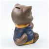 Image 6 : VTG CAT COIN PIGGY BANK STATUE FIGURINE SCULPTURE