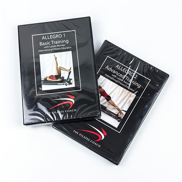 THE PILATES COACH ALLEGRO TRAINING DVD LOT - NEW