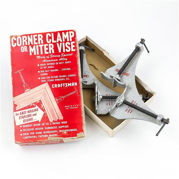 SEARS CRAFTSMAN CORNER CLAMP OR MITER VISE SET