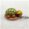 Image 5 : VINTAGE 1985 COSTA RICA TURTLE COIN KEYCHAIN