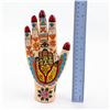Image 8 : HAND SCULPTURE WOOD CARVING - HAND PAINTED