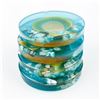 Image 8 : RIDHMA RHYTHMS OF NATURE RESIN ART COASTER SET