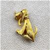 Image 1 : VINTAGE GOLD TONE CRYSTAL COLLAR DOG BROOCH PIN