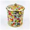 Image 2 : VINTAGE DAHER 1970S BUTTERFLY LIDDED TIN CANISTER