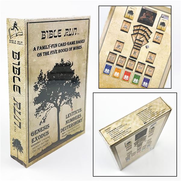 BIBLE RUN FAMILY FUN CARD GAME - FACTORY SEALED