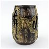 Image 5 : CHINESE CALLIGRAPHY CERAMIC VASE ART SCULPTURE