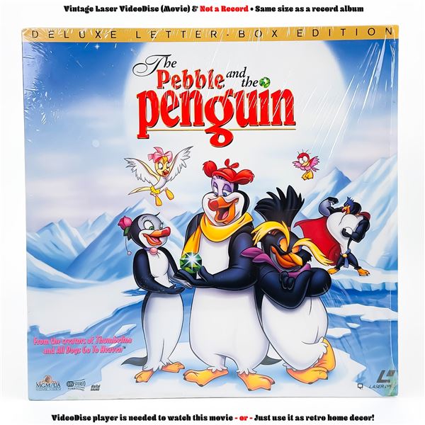 THE PEBBLE & THE PENGUIN LASERDISC LD VIDEO DISC