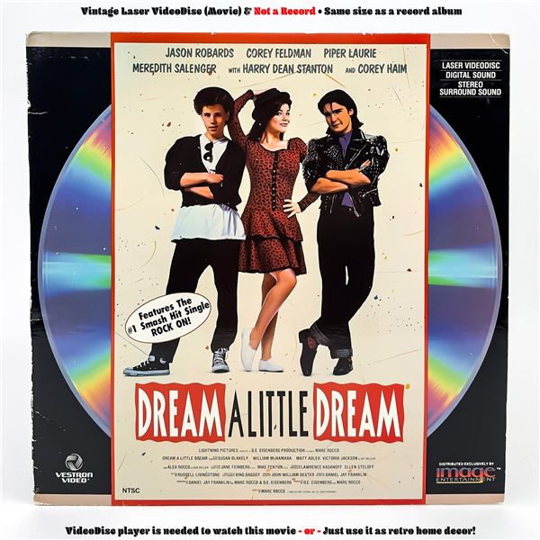DREAM A LITTLE DREAM LASERDISC LD VIDEO DISC