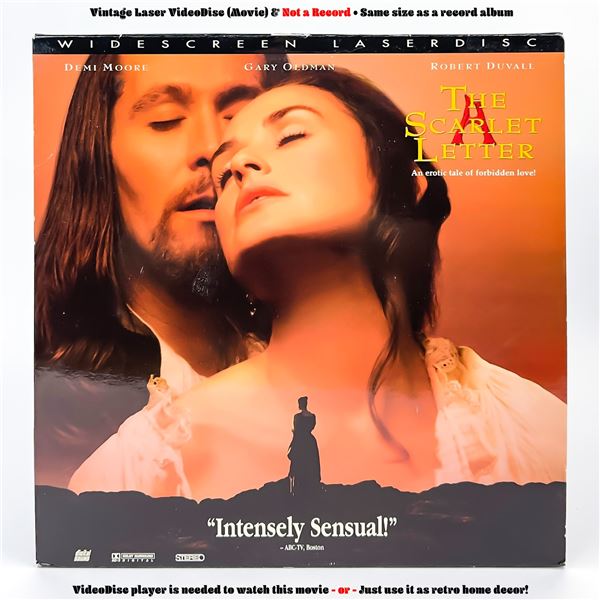 THE SCARLET LETTER LASERDISC LD VIDEO DISC
