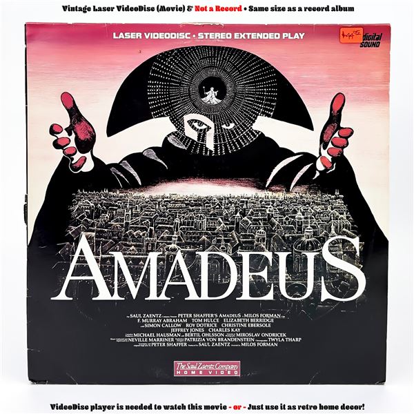 AMADEUS LASERDISC LD VIDEO DISC