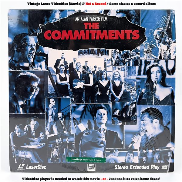 THE COMMITMENTS LASERDISC LD VIDEO DISC