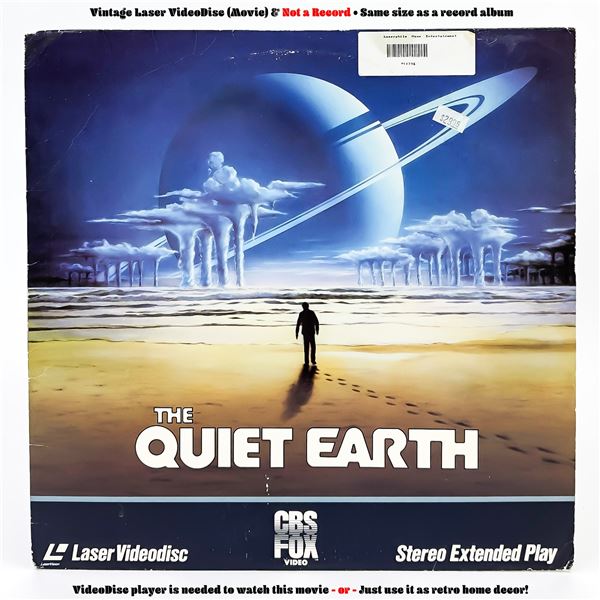 THE QUIET EARTH LASERDISC LD VIDEO DISC