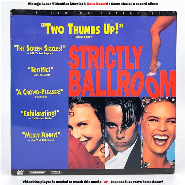 STRICTLY BALLROOM LASERDISC LD VIDEO DISC