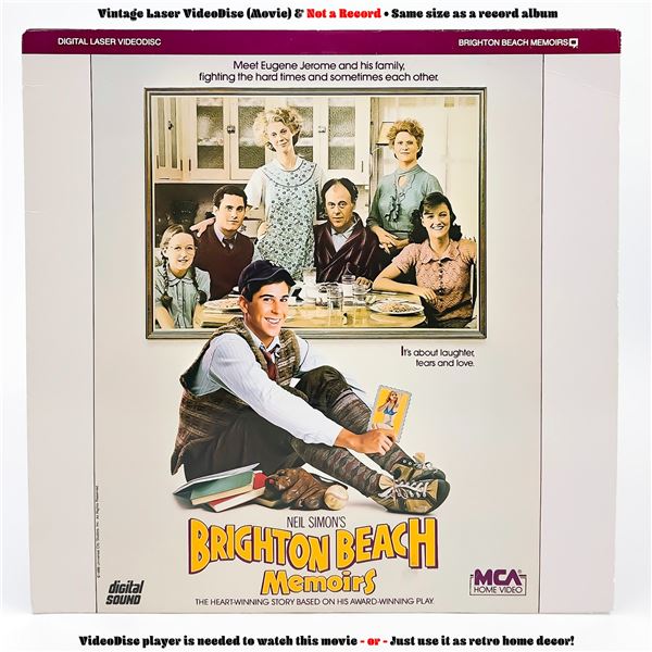 BRIGHTON BEACH MEMOIRS LASERDISC LD VIDEO DISC
