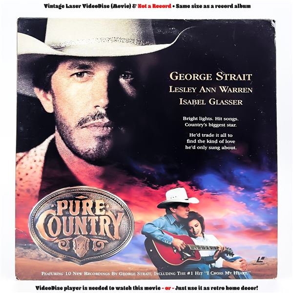 PURE COUNTRY LASERDISC LD VIDEO DISC