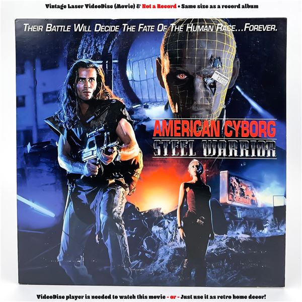 AMERICAN CYBORG STEEL WARRIOR LASERDISC VIDEO