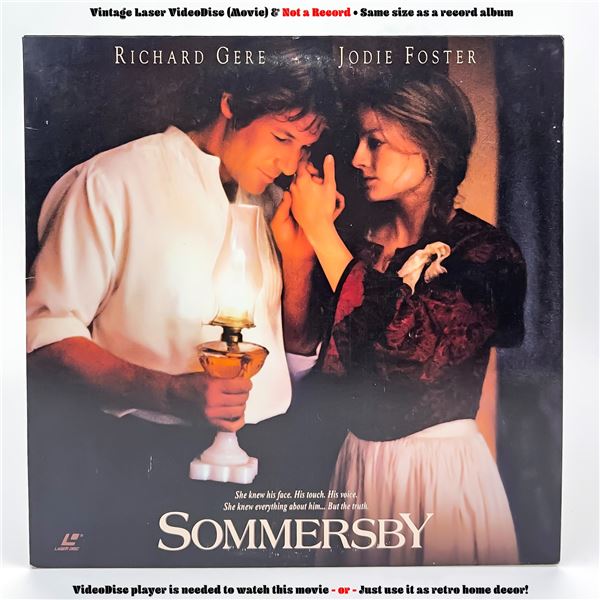 SOMMERSBY LASERDISC LD VIDEO DISC