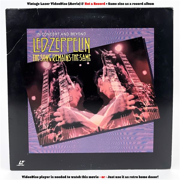 LED ZEPPELIN THE SONG REMAINS THE SAME LD VIDEO