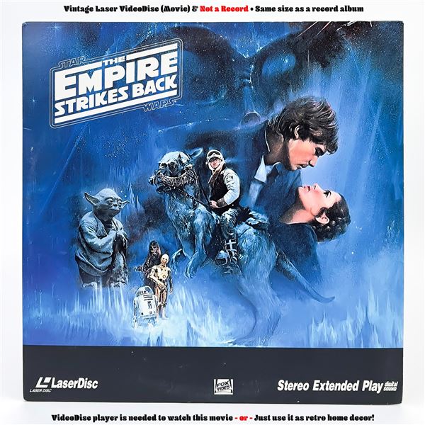 THE EMPIRE STRIKES BACK LASERDISC LD VIDEO
