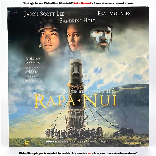 RAPA NUI LASERDISC LD VIDEO DISC