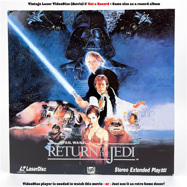 STAR WARS RETURN OF THE JEDI LD VIDEO DISC