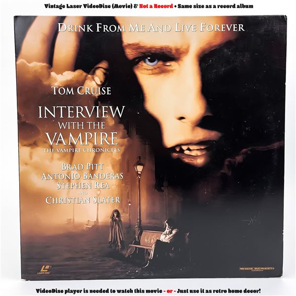 INTERVIEW WITH THE VAMPIRE LD VIDEO DISC