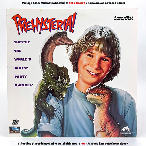 PREHYSTERIA LASERDISC LD VIDEO DISC