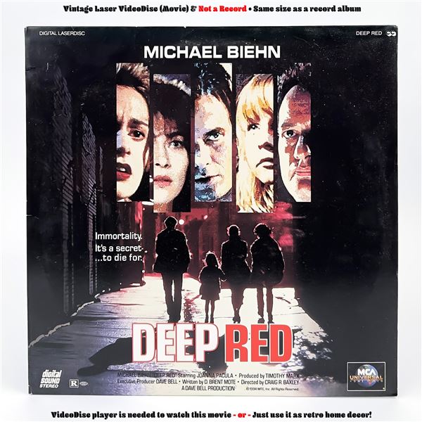 DEEP RED MICHAEL BIEHN LASERDISC LD VIDEO DISC