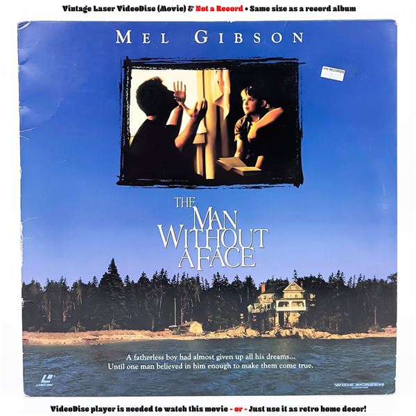 THE MAN WITHOUT A FACE LASERDISC LD VIDEO DISC