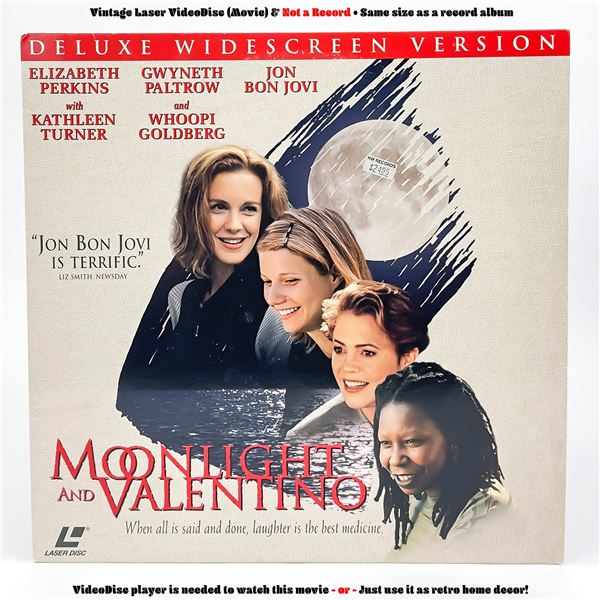 MOONLIGHT AND VALENTINO LASERDISC LD VIDEO DISC