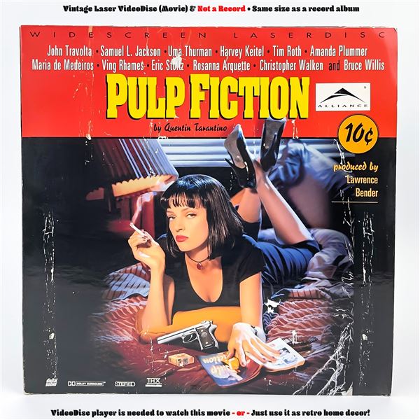 PULP FICTION LASERDISC LD VIDEO DISC