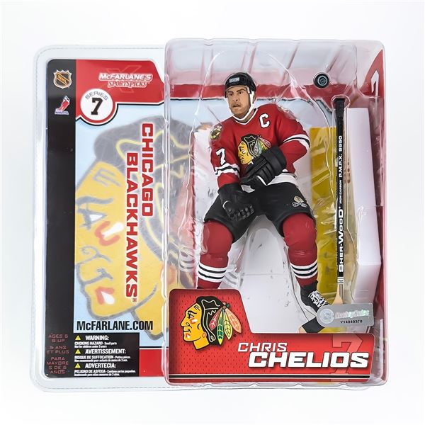 MCFARLANE CHRIS CHELIOS HOCKEY ACTION FIGURE