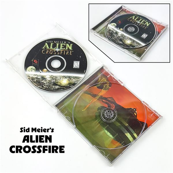 SID MEIER'S ALIEN CROSSFIRE PC COMPUTER GAME CD