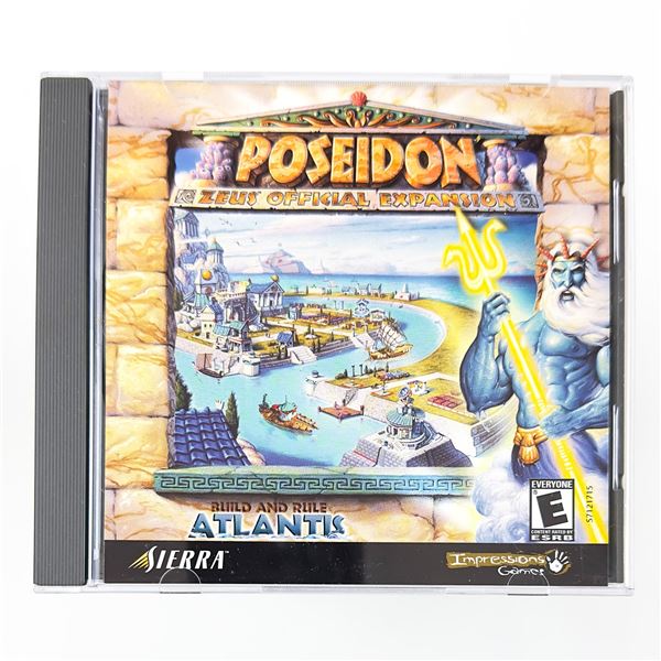 POSEIDON ZEUS OFFICIAL EXPANSION PC GAME CD