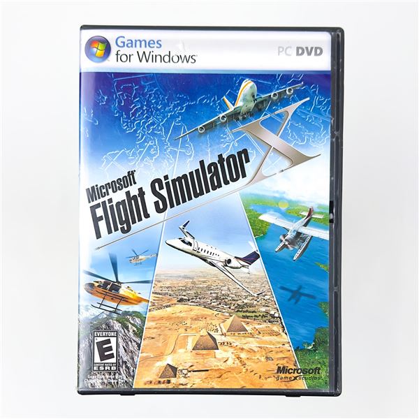 VINTAGE MICROSOFT FLIGHT SIMULATOR X PC GAME