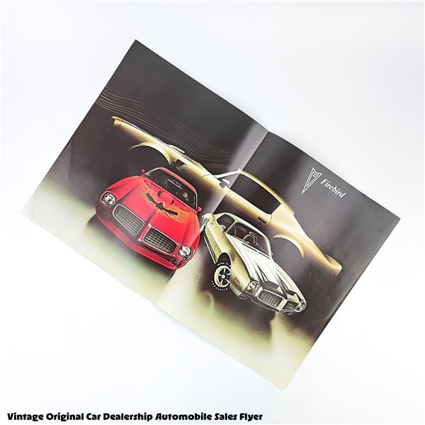 VTG 1974 PONTIAC FIREBIRD AUTOMOBILE SALES FLYER