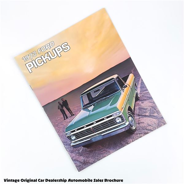 VTG 1973 FORD PICKUPS AUTOMOBILE SALES BROCHURE